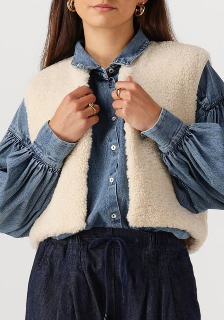Ecru BY-BAR Gilet WOLLY GILET - large