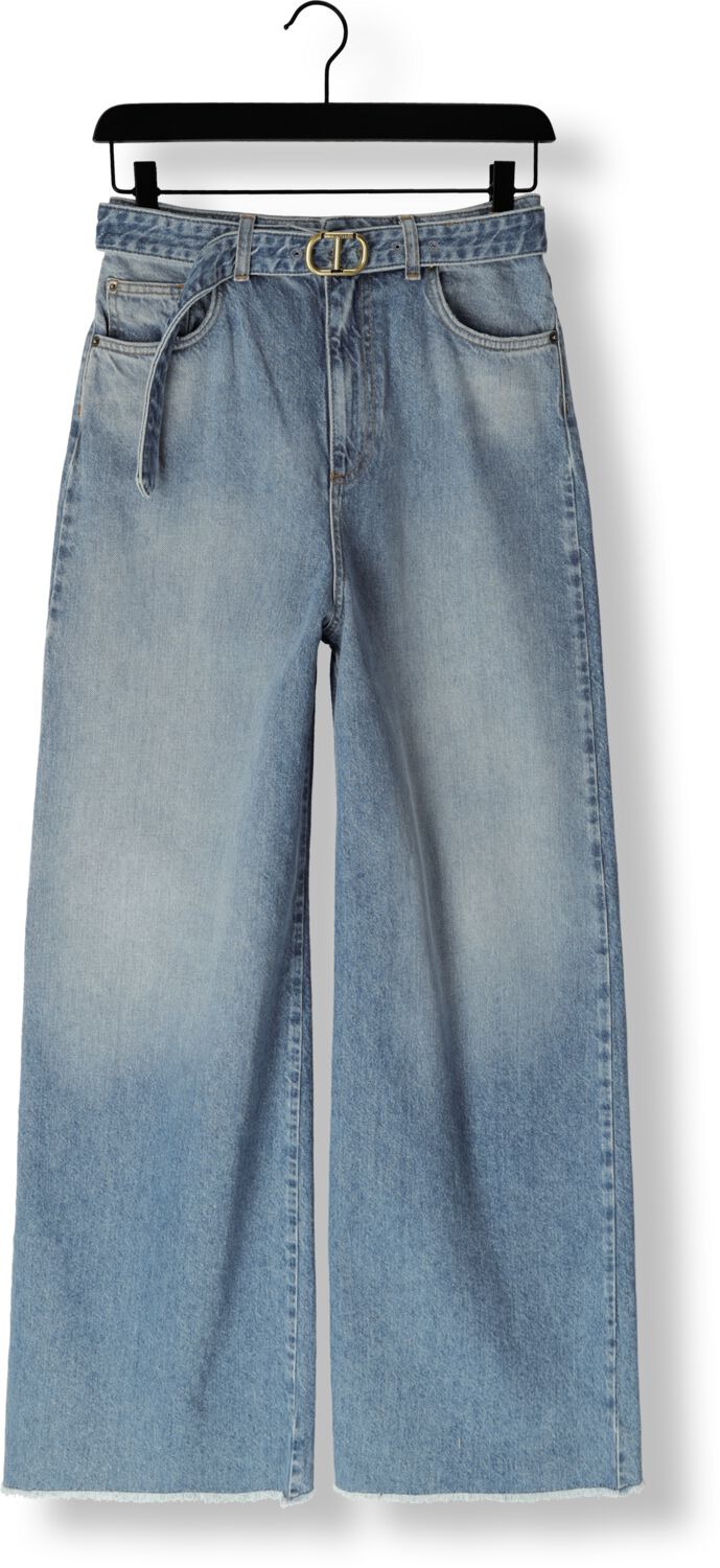 TWINSET MILANO Dames Jeans Woven Trousers Blauw