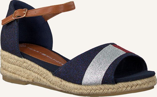 Blauwe TOMMY HILFIGER Platte sandalen ROPE WEDGE SANDAL Blauwe TOMMY HILFIGER Platte sandalen ROPE WEDGE SANDAL - large