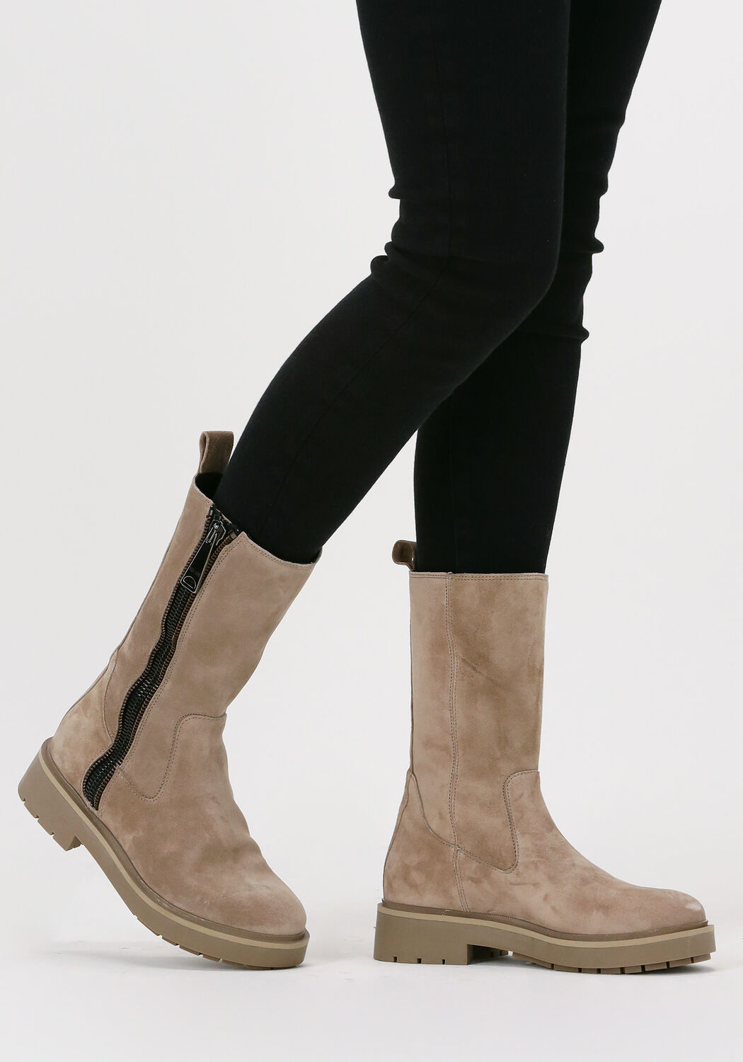 Beige VIA VAI Enkelboots ALEXIS MACC | Omoda
