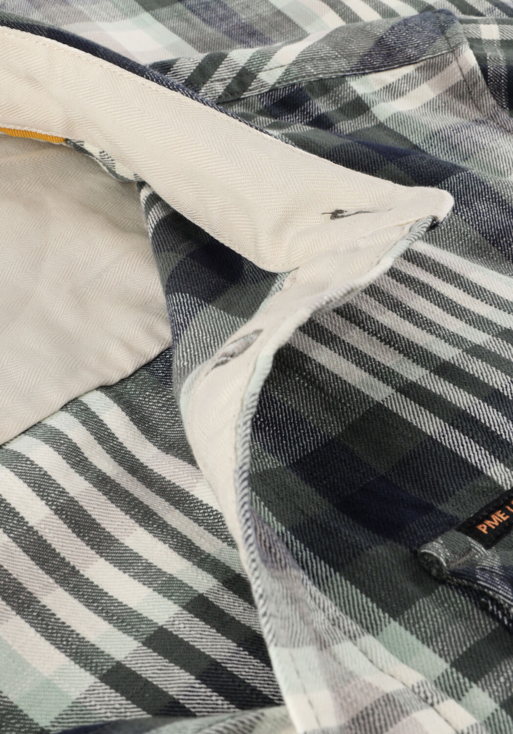 Groene PME LEGEND Overshirt LONG SLEEVE SHIRT HEAVY CTN SLUB - large