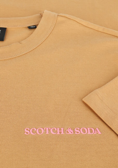 Beige SCOTCH & SODA T-shirt REGULAR-FIT T-SHIRT IN ORGANIC - large