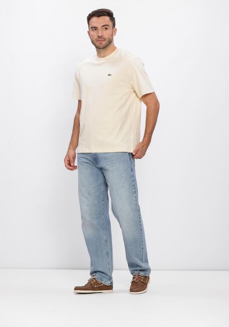 Creme LACOSTE T-shirt COTTON T-SHIRT - large