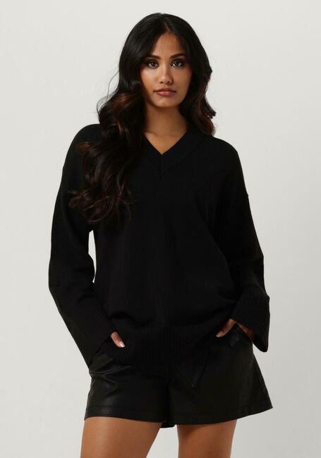 Zwarte MSCH COPENHAGEN Trui MSCHODANNA RACHELLE V PULLOVER - large