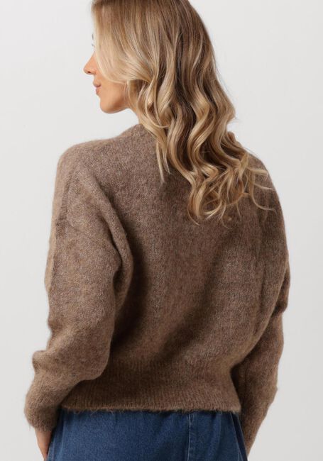 Taupe BY-BAR Trui SONNY NATURAL PULLOVER - large
