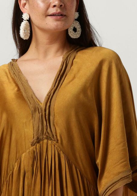 Bruine MES DEMOISELLES Maxi jurk VOLRA - large