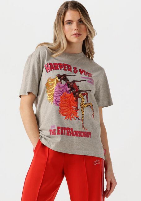 Grijze HARPER & YVE T-shirt EXTRAORDINARY-SS - large