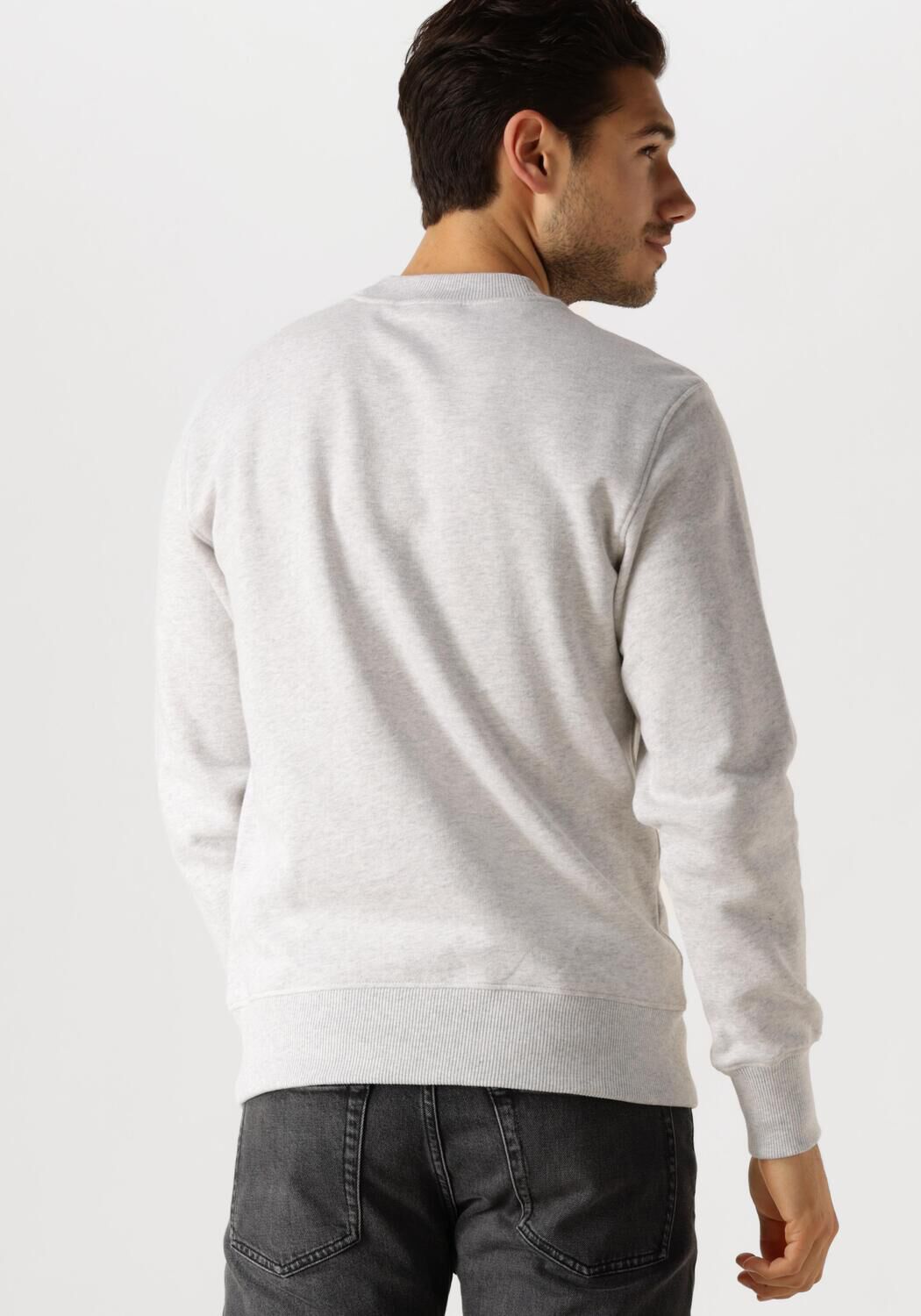 CALVIN KLEIN Heren Truien & Vesten Chenille Monologo Crew Neck Grijs
