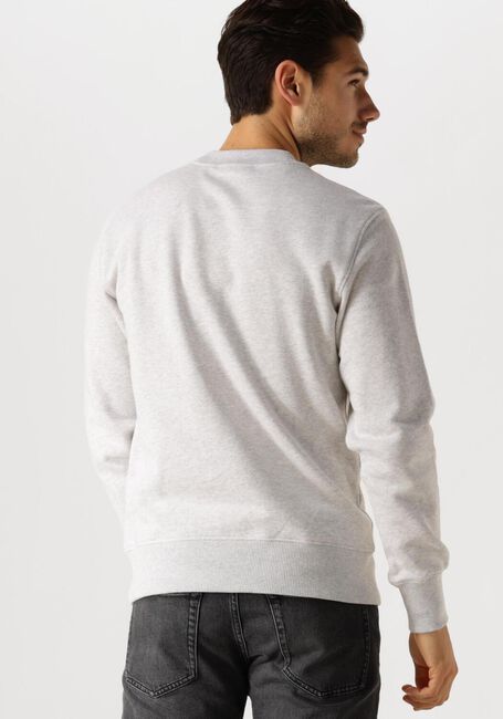 Grijze CALVIN KLEIN Trui CHENILLE MONOLOGO CREW NECK - large