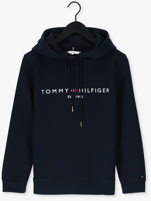Donkerblauwe TOMMY HILFIGER Sweater HERITAGE HILFIGER HOODIE LS - large