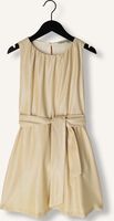 Gouden LIKE FLO Mini jurk METALLIC CREPE DRESS Gouden LIKE FLO Mini jurk METALLIC CREPE DRESS - medium
