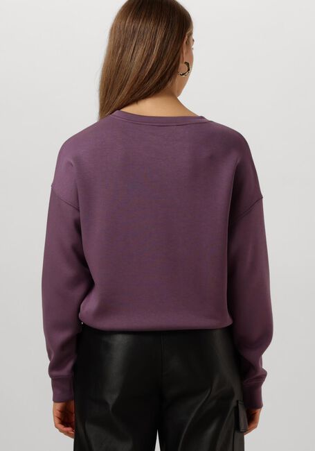 Paarse MSCH COPENHAGEN Trui MSCHIMA Q SWEATERSHIRT - large