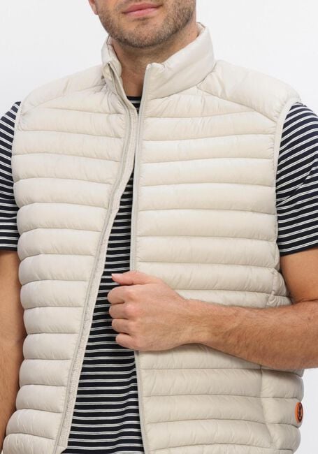 Beige SAVE THE DUCK Bodywarmer ADAM GIGA01 - large