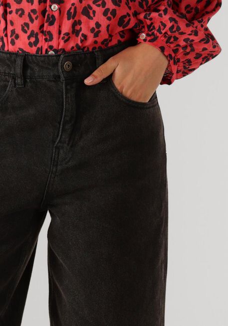 Zwarte BY-BAR Wijde broek LEW BLACK PANTS - large