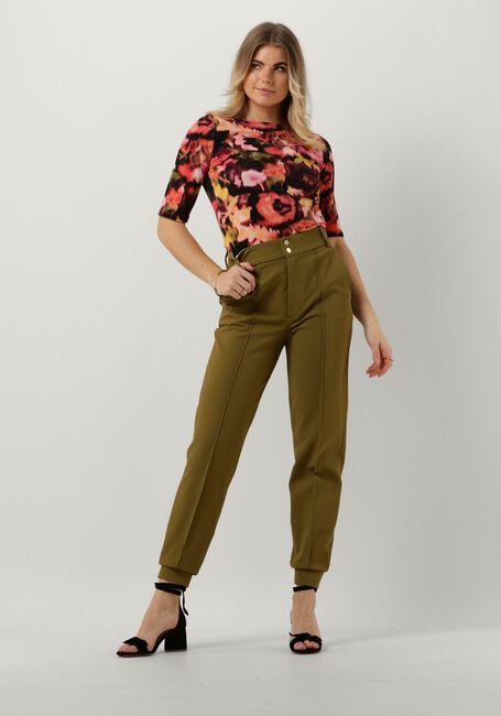 Multi VANILIA Top BLURRY BOAT NECK - large