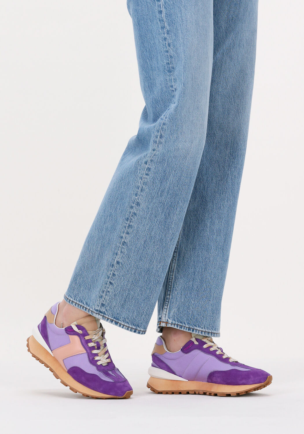 Paarse LOLA CRUZ Lage sneakers 431Z88 - large