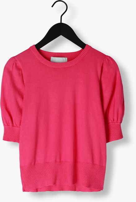 Fuchsia MINUS T-shirt LIVA KNIT TEE - large