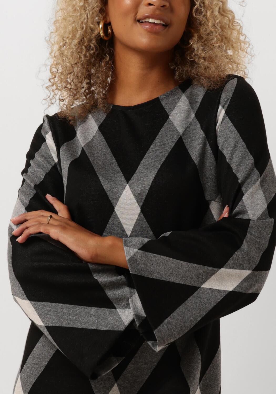 ANA ALCAZAR Dames Jurken 60 Ties Dress Grijs