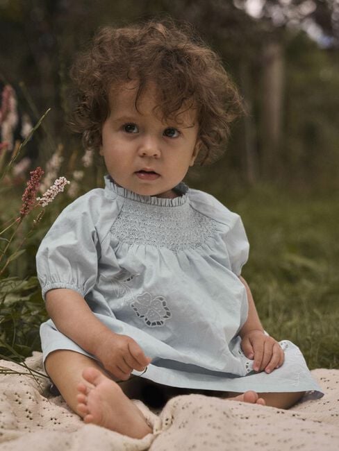 Grijze LIL' ATELIER Jurken NBFFAUSTINE SS LOOSE BODY DRESS LIL - large