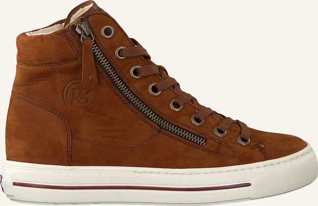 Cognac PAUL GREEN Hoge sneakers 4024 Cognac PAUL GREEN Hoge sneakers 4024 - large