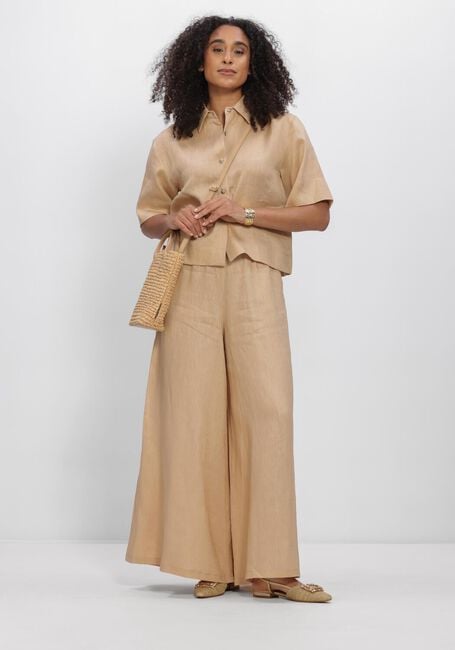 Beige GREEK ARCHAIC KORI Wijde broek S26K-1001013 - large
