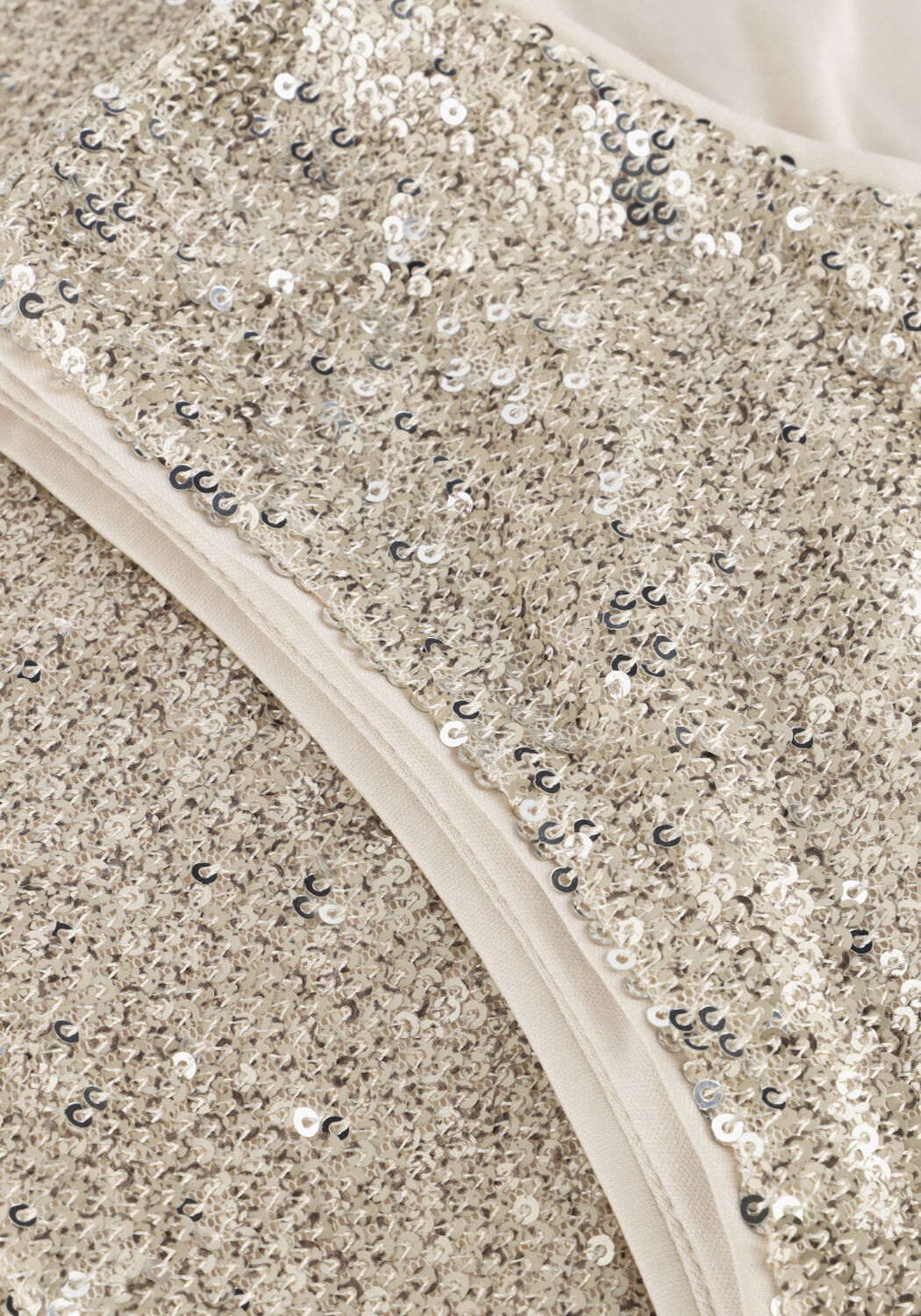 Gouden MY ESSENTIAL WARDROBE Mini jurk EDNAMW DRESS - large