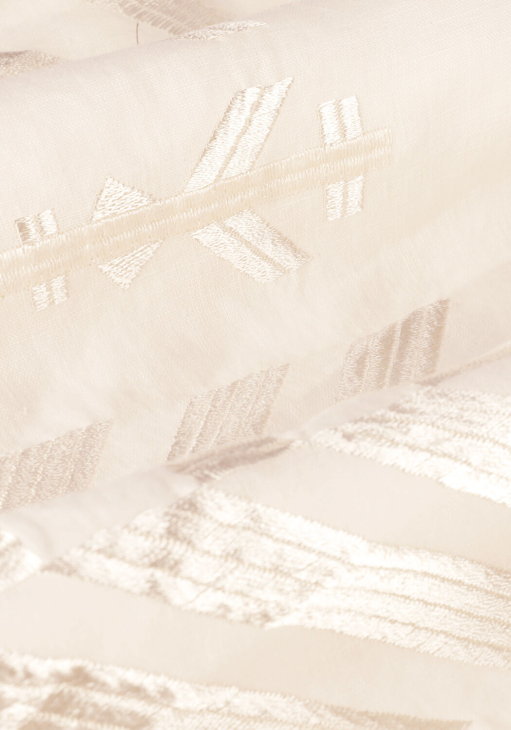 Creme GREEK ARCHAIC KORI Mini jurk 230645 - large