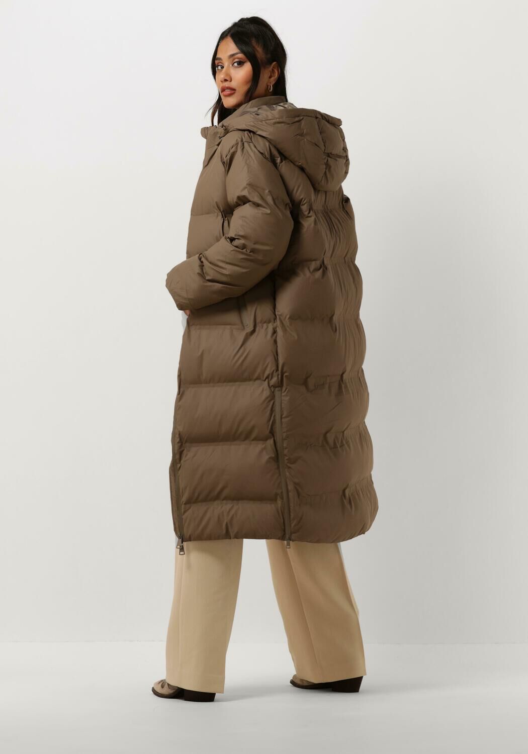 NEO NOIR Dames Jassen Viviana C Puffer Jacket Taupe