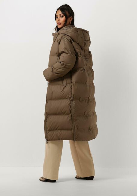 Taupe NEO NOIR Gewatteerde jas VIVIANA C PUFFER JACKET - large