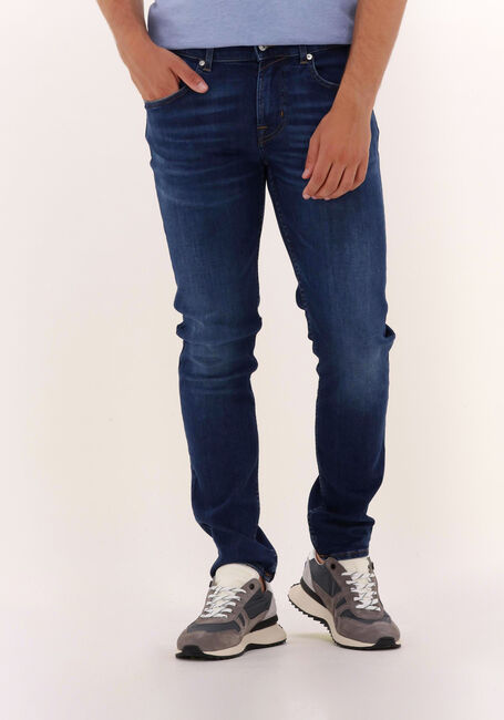 Donkerblauwe 7 FOR ALL MANKIND Slim fit jeans SLIMMY TAPERED STRETCH TEK ESSENTIAL - large