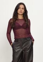 Paarse MSCH COPENHAGEN Top MSCHJANIE ILLENORA TOP