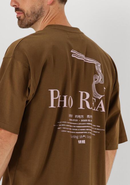Khaki WOODBIRD T-shirt WBBEAM PHO TEE - large