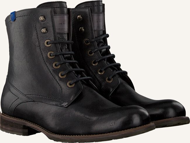 Zwarte FLORIS VAN BOMMEL Veterboots 10751 Zwarte FLORIS VAN BOMMEL Veterboots 10751 - large