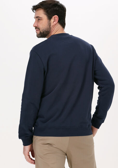 Donkerblauwe WOODBIRD Sweater ROBE WIRL CREW - large