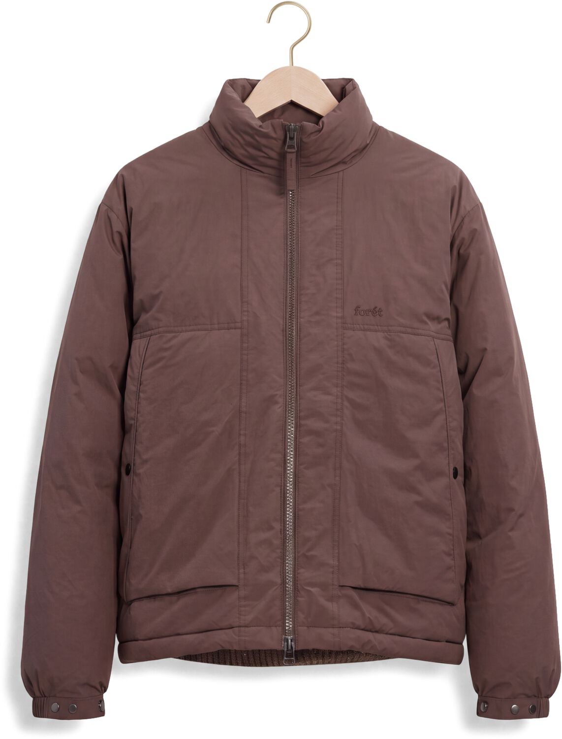 FORÉT Forét Heren Jassen Polar Puffer Jacket Bruin