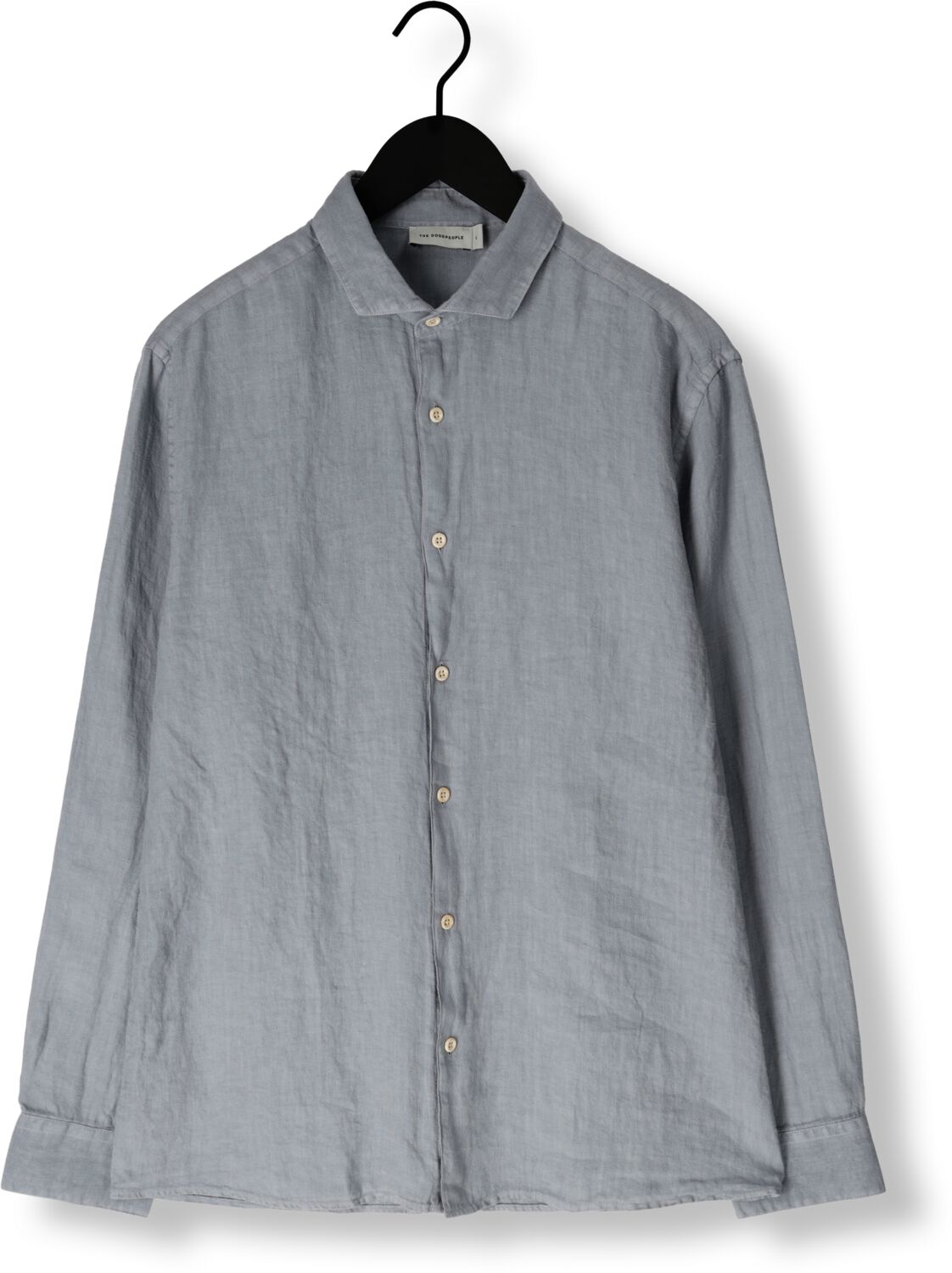 THE GOODPEOPLE Heren Overhemden Soho Blauw