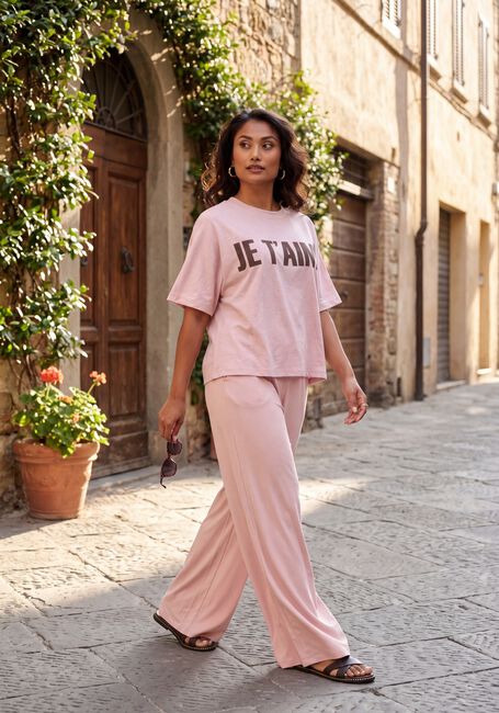 Roze AIMEE THE LABEL Tops & T-shirts SELARAHS T-SHIRT PRINT - large