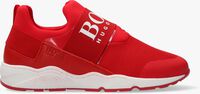 Rode BOSS KIDS Lage sneakers BASKETS - medium