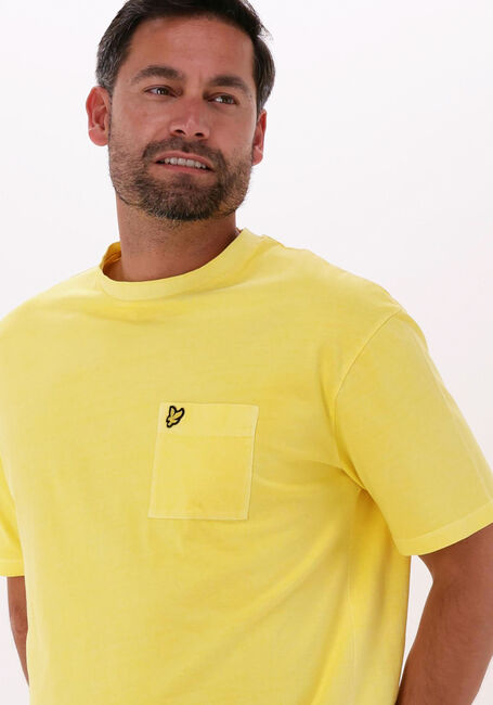 Gele LYLE & SCOTT T-shirt PIGMENT DYE T-SHIRT - large