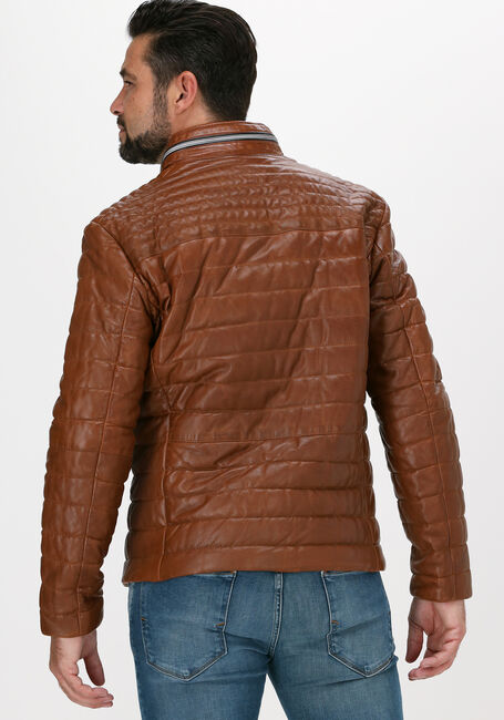 Cognac MILESTONE Leren jas TERENZIO - large