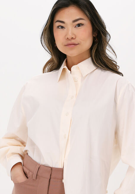 Beige SECOND FEMALE Blouses MATIS SOLID SHIRT - large