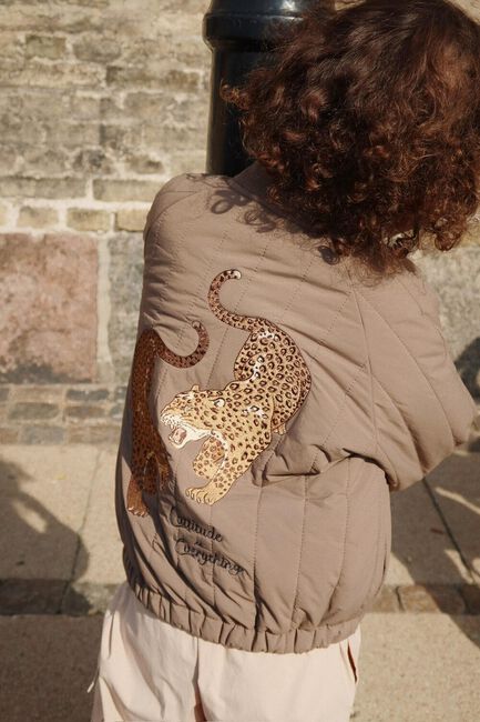 Khaki KONGES SLOJD Jack JUNO BOMBER JACKET - large