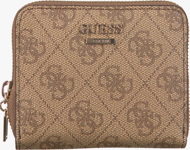 Bruine GUESS Portemonnee CATHLEEN SLG CHEQUE SMALL ZIP - large