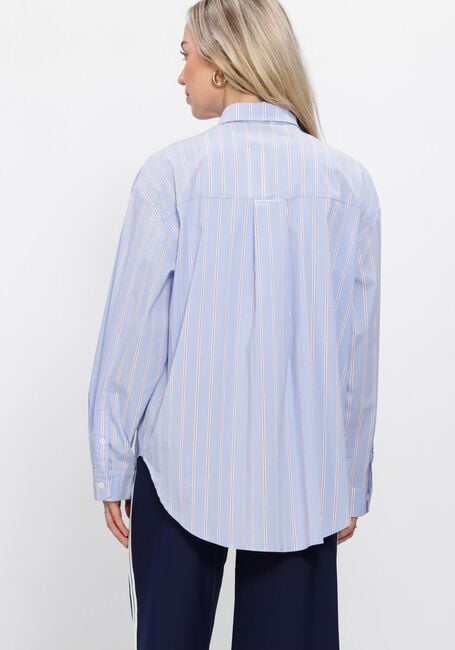 Blauwe PENN & INK Blouses BLOUSE STRIPE - large