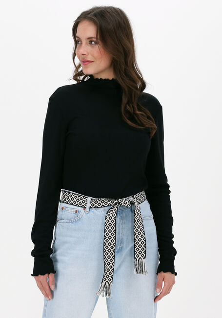 Zwarte NA-KD Top BABYLOCK LONG SLEEVE TOP - large