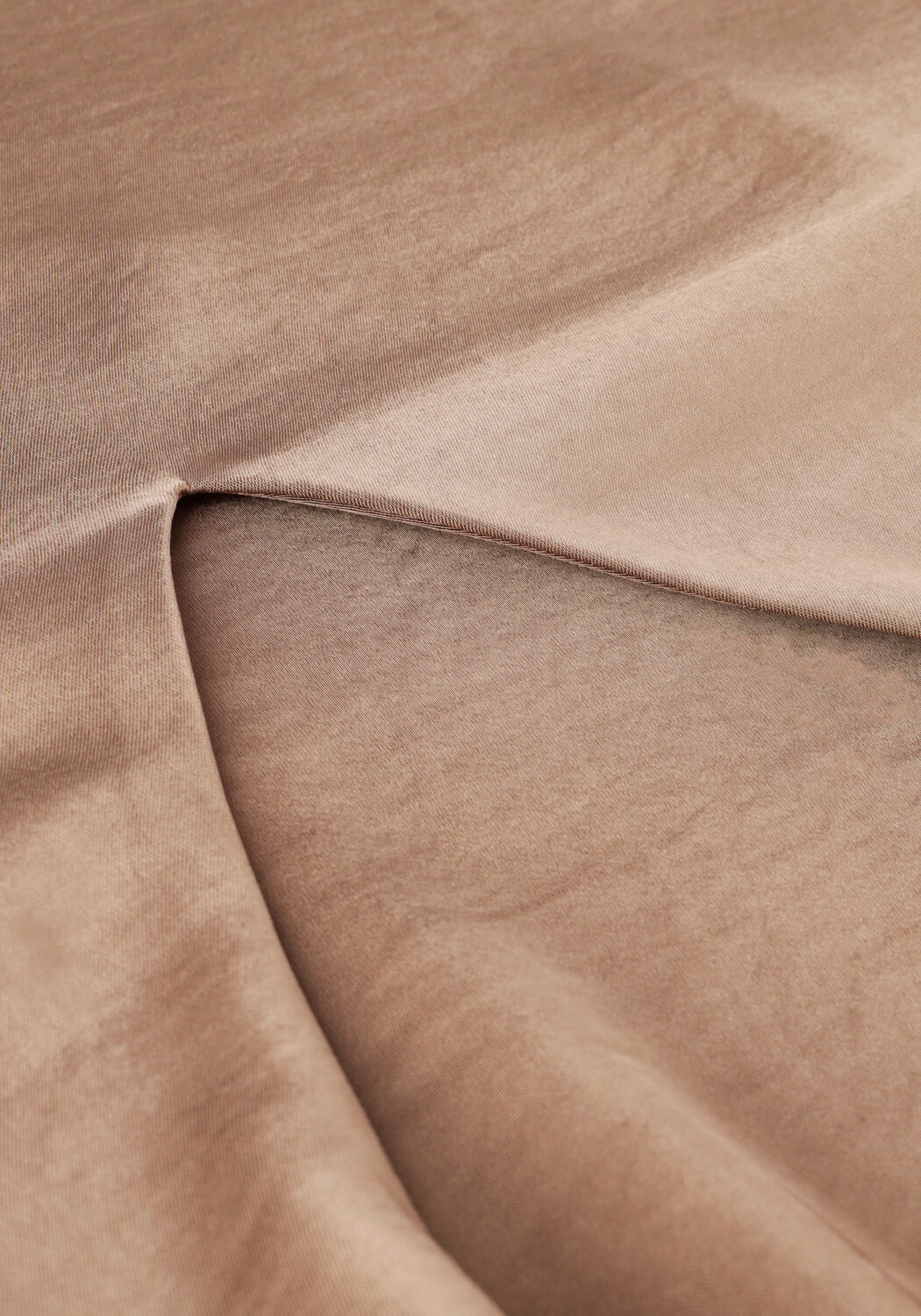 Taupe NEO NOIR Blouses LARGO HEAVY SATEEN BLOUSE - large