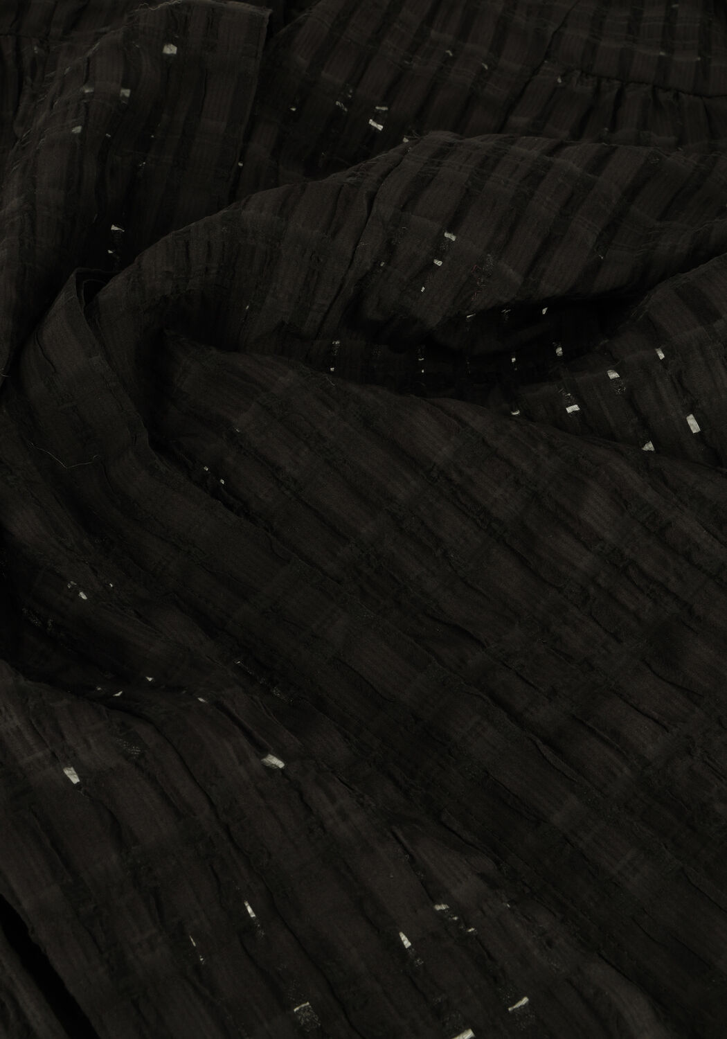 Zwarte CO'COUTURE Blouses PETRA CREPE CHECK SHIRT - large