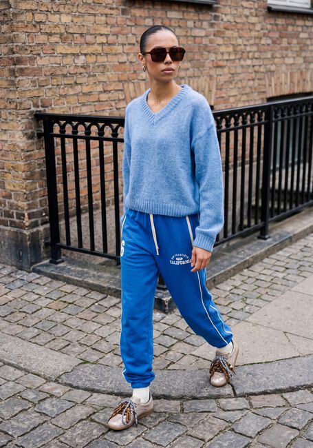 Blauwe PENN & INK Trui JUMPER - large
