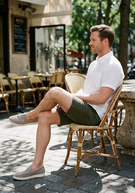 Groene MATINIQUE Korte broek MABARTON SHORT - large