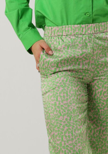 Groene MODSTRÖM Pantalon CLARKE PRINT PANTS - large